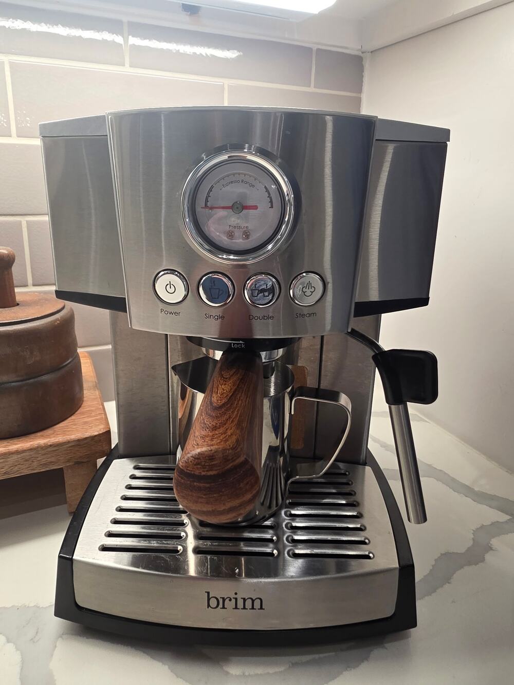 Brim 15 Bar Espresso, Cappuccino, Americano & Latte Maker